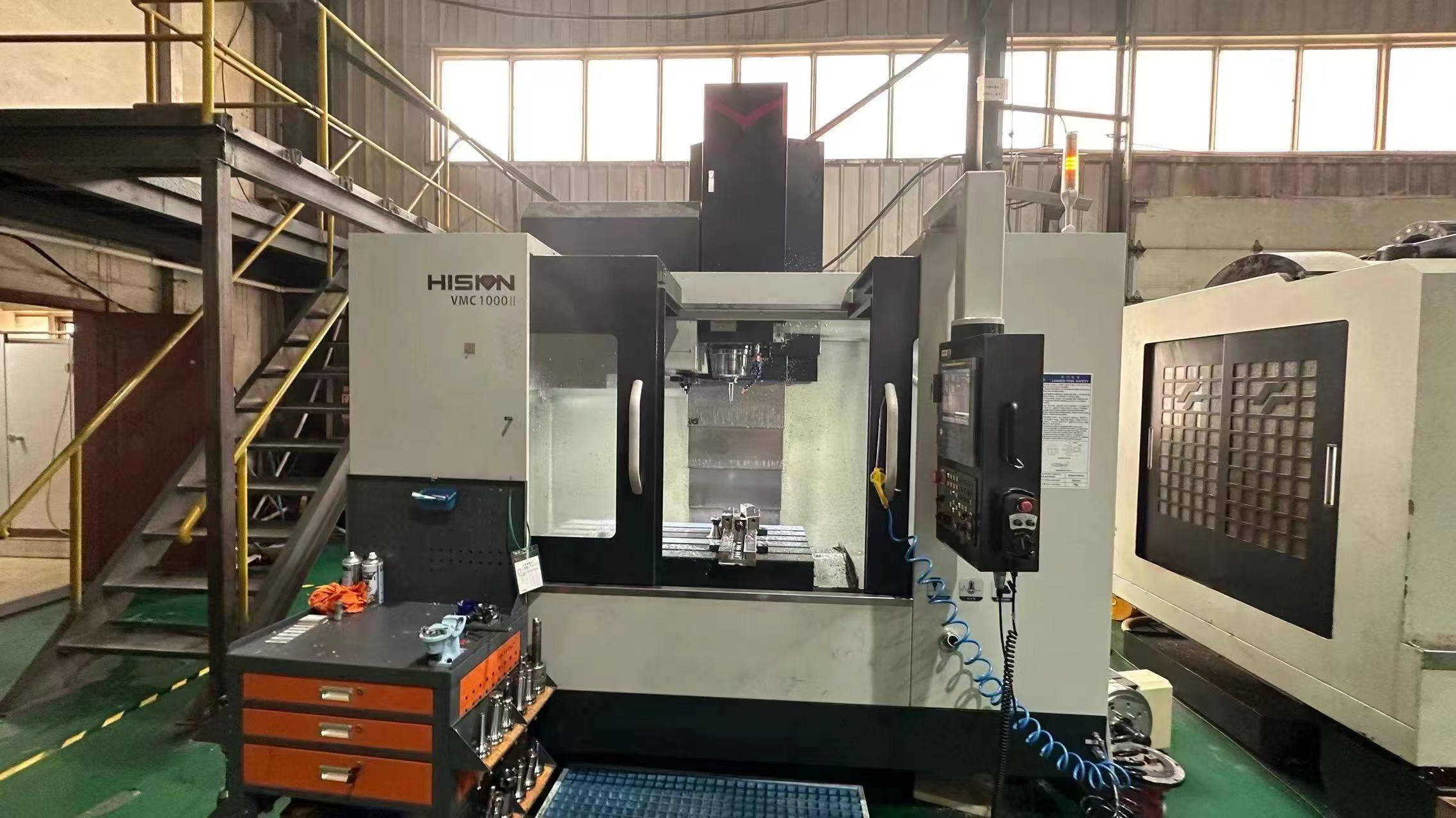 Real CNC machining center used for prototype and production work