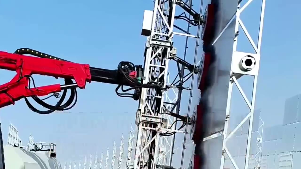 MiroBot system working in a CSP heliostat field